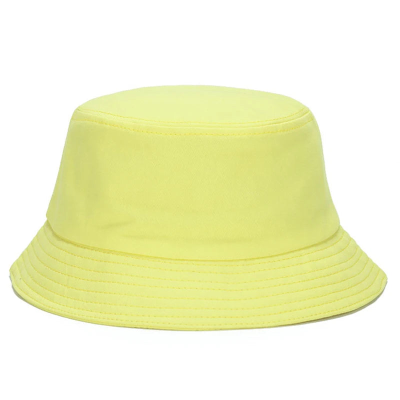 Chapeaux bob en coton uni – Casquette d'extérieur style panama pour homme