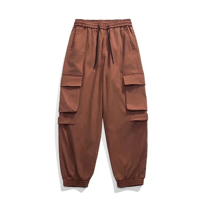Pantalon cargo multipoches style parachutiste pour homme - vêtements de sport et de travail