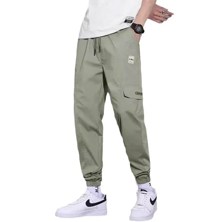 Pantalon cargo décontracté tendance pour homme - style streetwear coupe ample