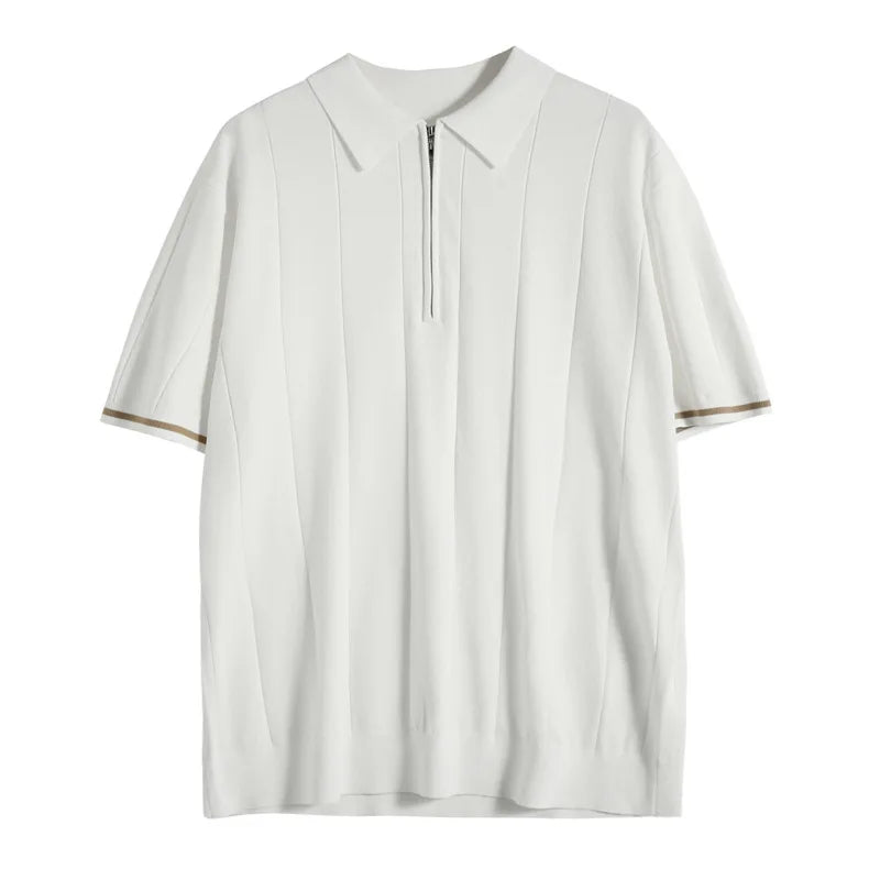 Polo en maille premium – Style business respirant pour homme