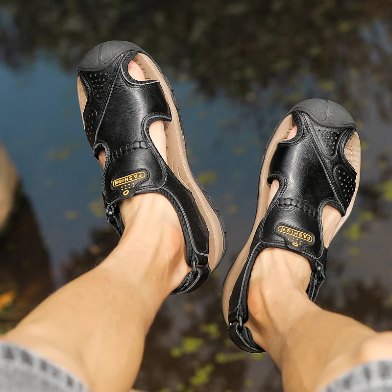 Sandales de pêcheur fermées pour sports de plein air pour hommes