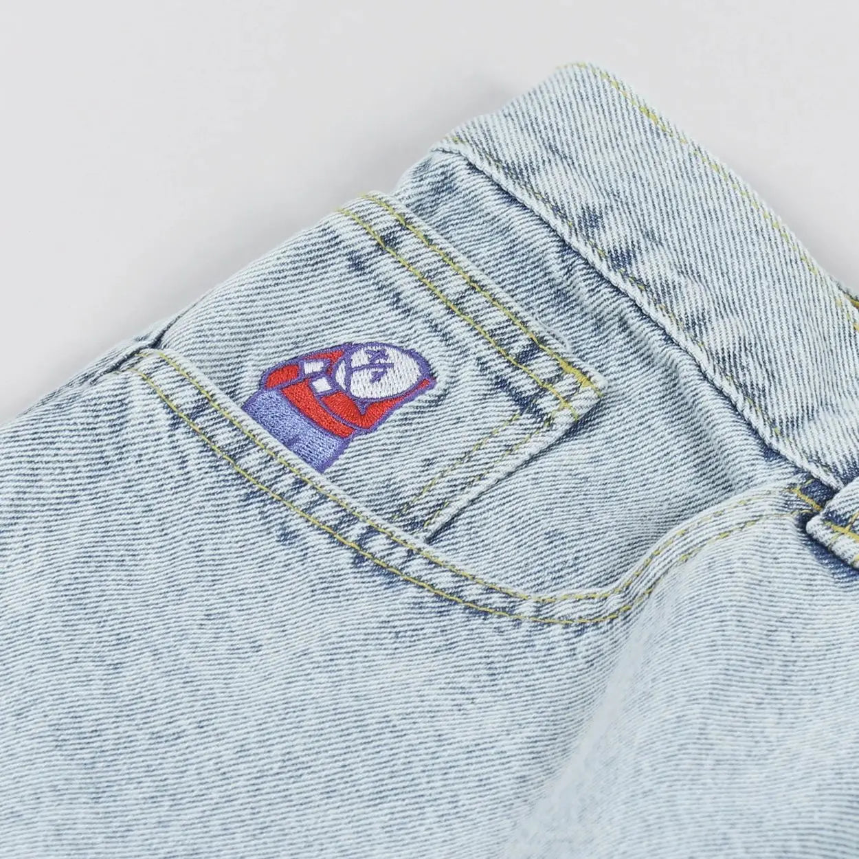 Baggy jorts avec broderies pour homme style streetwear hip-hop Y2K