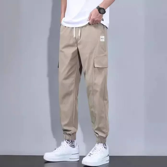 Pantalon cargo décontracté tendance pour homme - style streetwear coupe ample