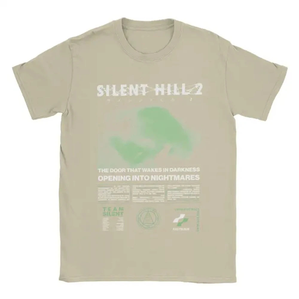 T-shirt en coton à imprimé tête de pyramide Silent Hill 2 pour homme
