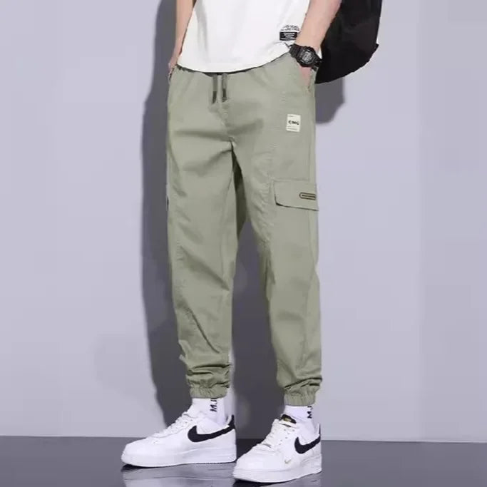 Pantalon cargo décontracté tendance pour homme - style streetwear coupe ample