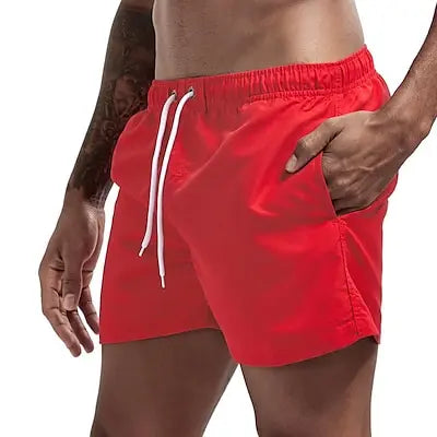 Short court de bain à séchage rapide avec poches respirantes pour hommes