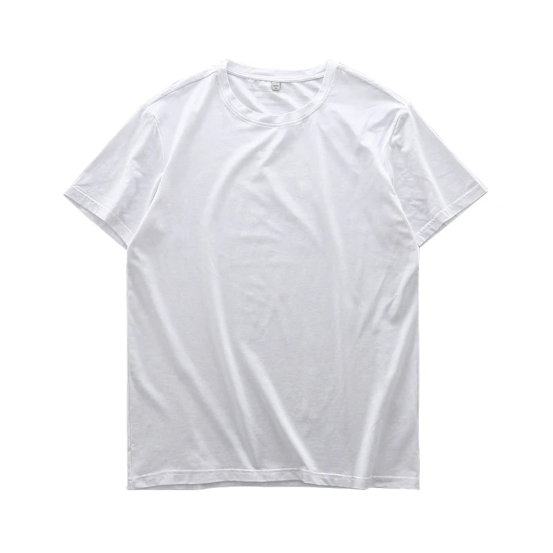 Chemise à col rond légère et respirante style casual tendance été pour hommes