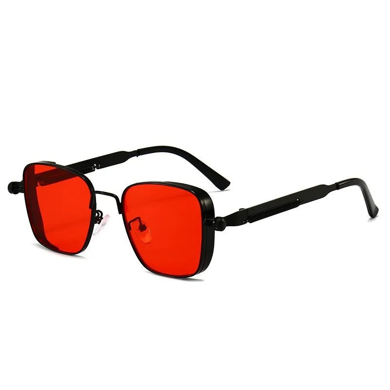 Lunettes de soleil polarisées à monture métallique avec protection UV pour hommes