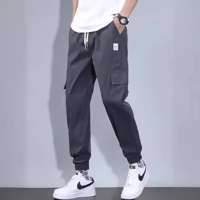Pantalon cargo décontracté tendance pour homme - style streetwear coupe ample