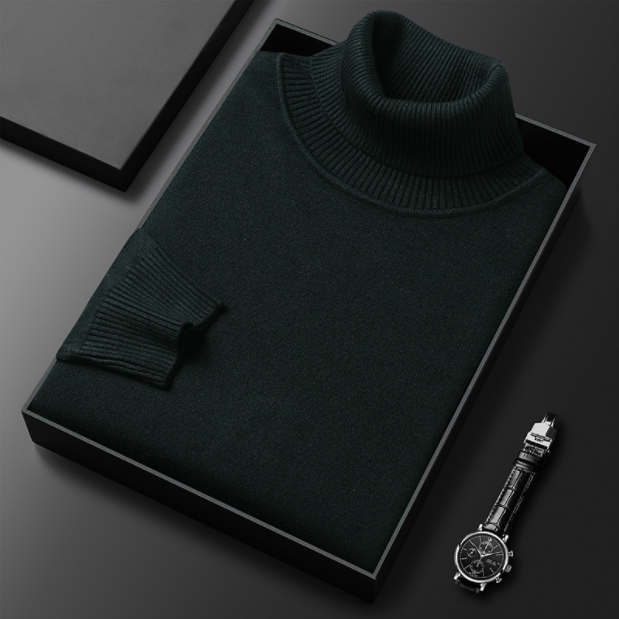 Solvsvanen | Pull col roulé en maille douce