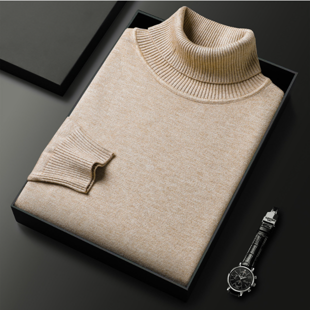 Solvsvanen | Pull col roulé en maille douce