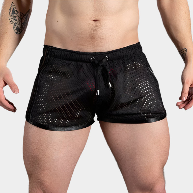 Respirants shorts courts en maille à séchage rapide pour entraînement, plage