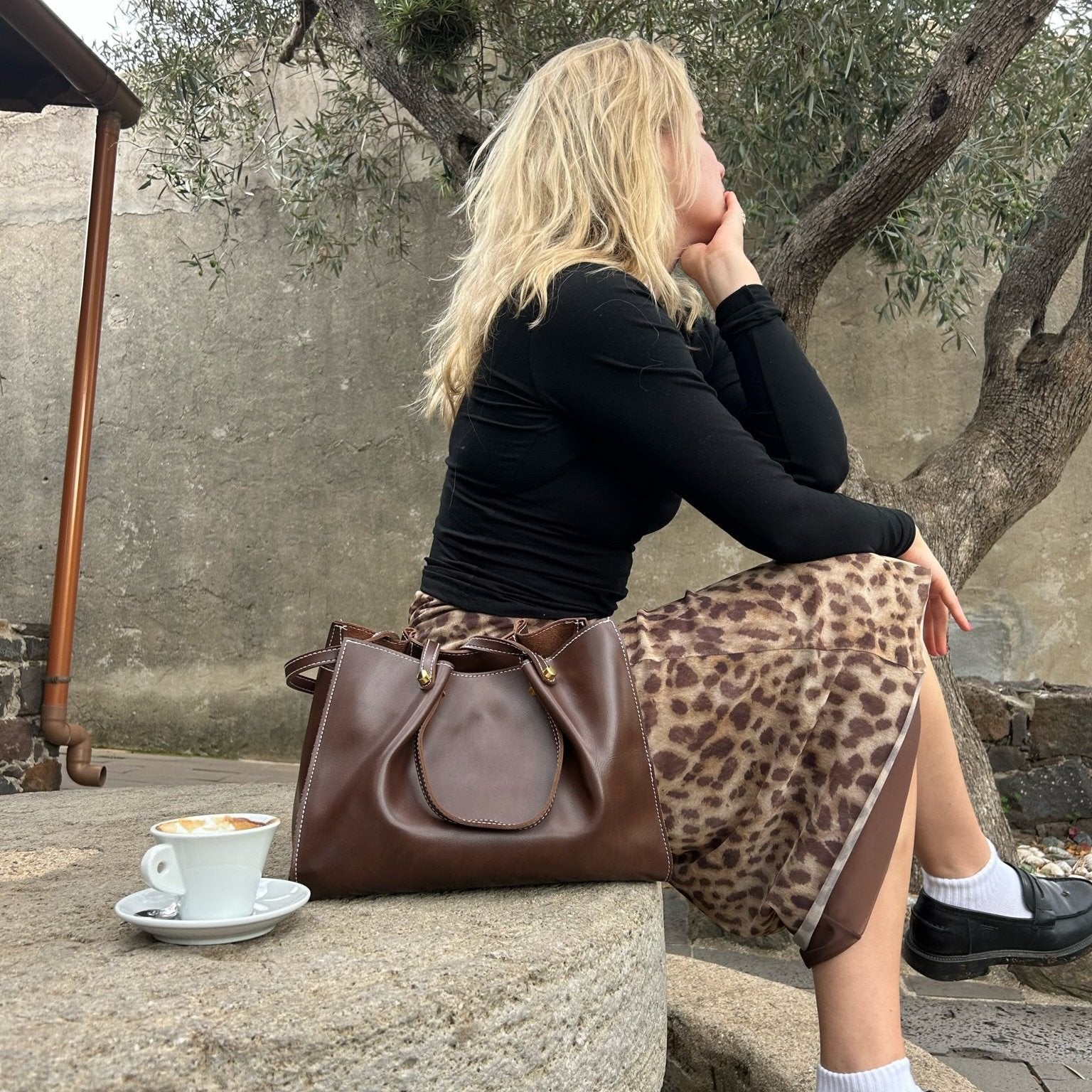 Sac cabas en similicuir – Fait main et durable 2