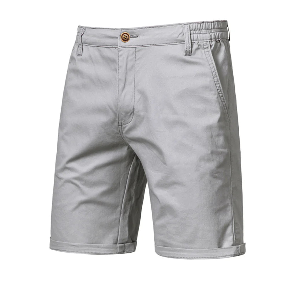 Short décontracté en coton respirant avec cordon de serrage – Gym d'été pour hommes