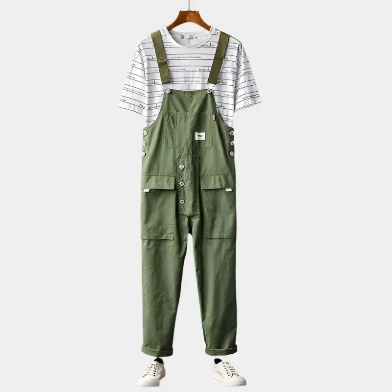 Salopette Coton Premium – Overalls à Bretelles pour Homme