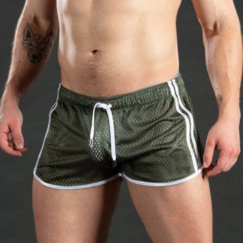 Respirants shorts courts en maille à séchage rapide pour entraînement, plage