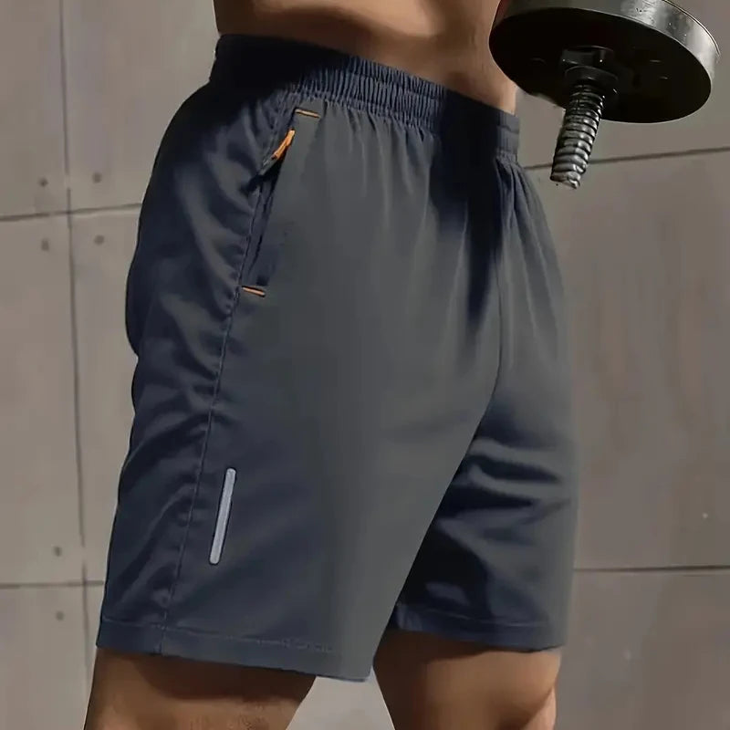 Short de sport confortable à taille élastique - Short respirant pour homme