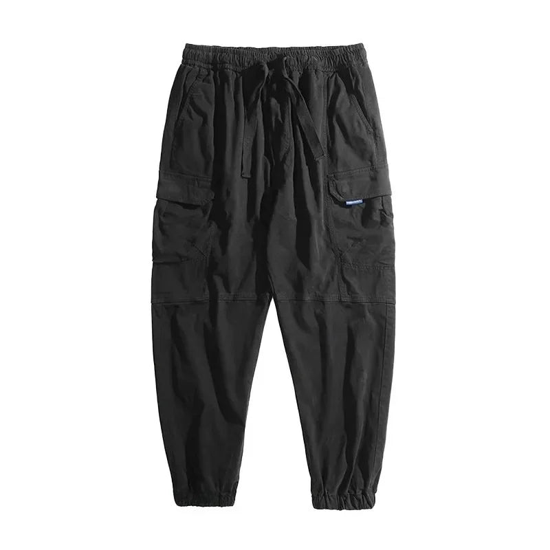 Pantalon cargo de style vintage avec une coupe ample et un look décontracté pour homme