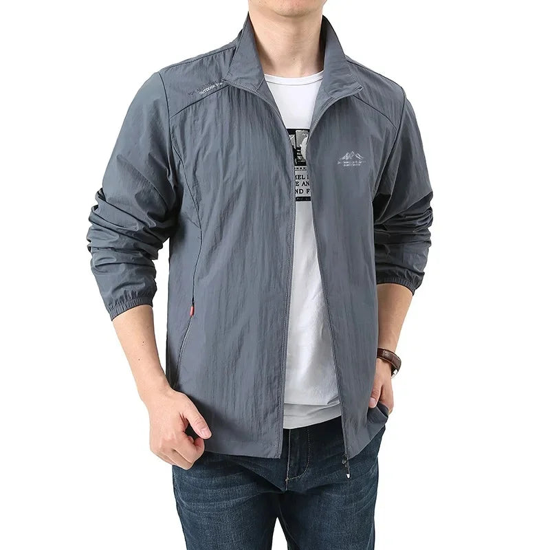 Coupe-vent léger et respirant au design moderne pour homme