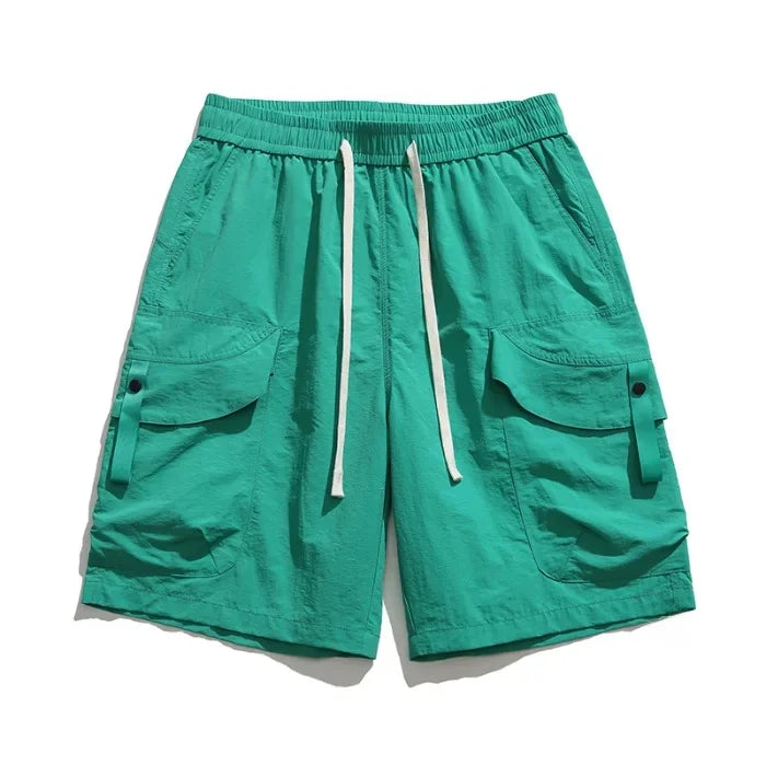Short bermuda coupe droite pour homme – Séchage rapide, léger, idéal pour l'été