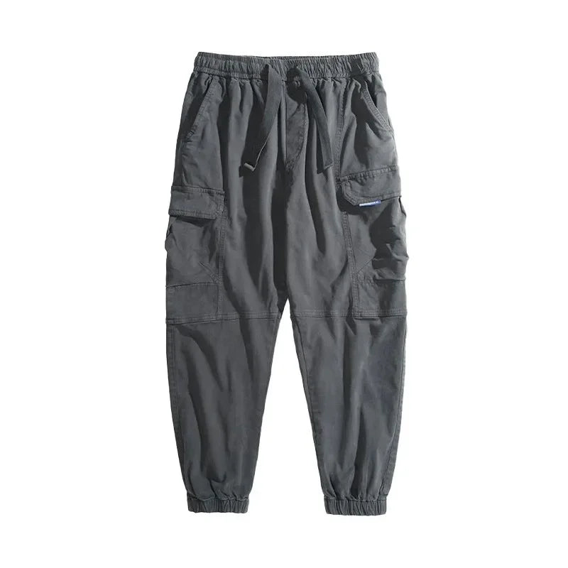 Pantalon cargo de style vintage avec une coupe ample et un look décontracté pour homme