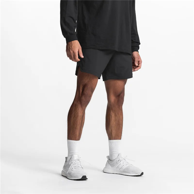 Short de sport à séchage rapide pour homme - Fitness et course à pied