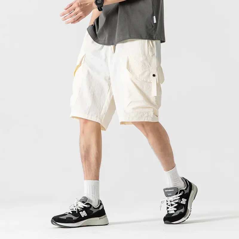 Short bermuda coupe droite pour homme – Séchage rapide, léger, idéal pour l'été