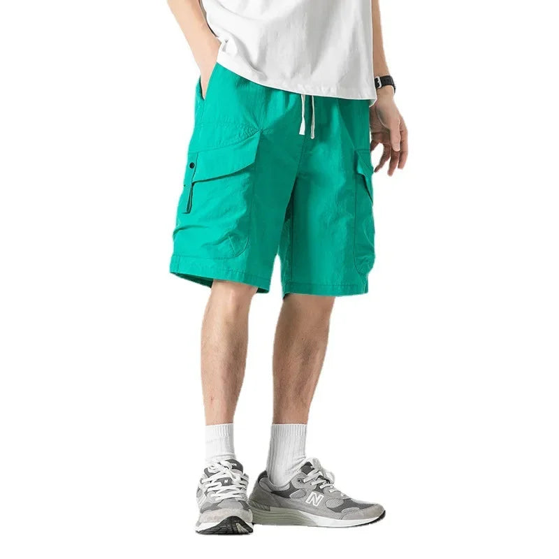 Short bermuda coupe droite pour homme – Séchage rapide, léger, idéal pour l'été