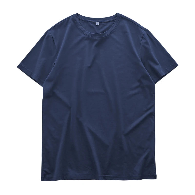 Chemise à col rond légère et respirante style casual tendance été pour hommes