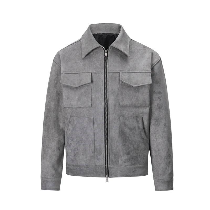 Veste Simili Cuir pour Homme – Style Motard Chic et Confortable