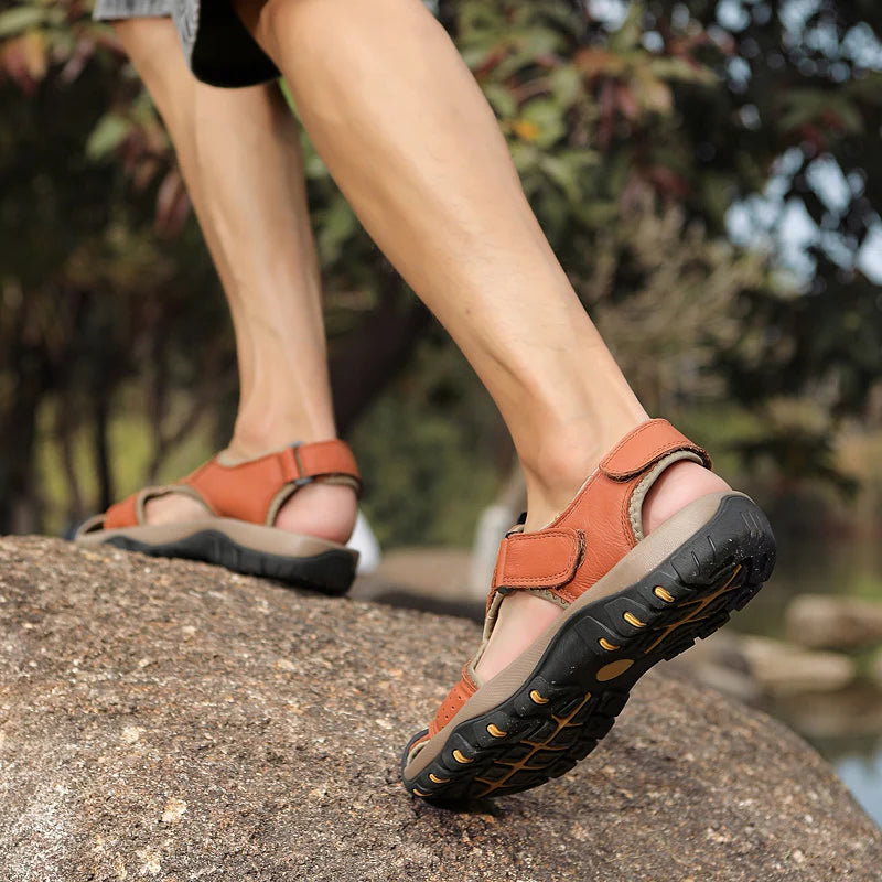 Sandales de pêcheur fermées pour sports de plein air pour hommes