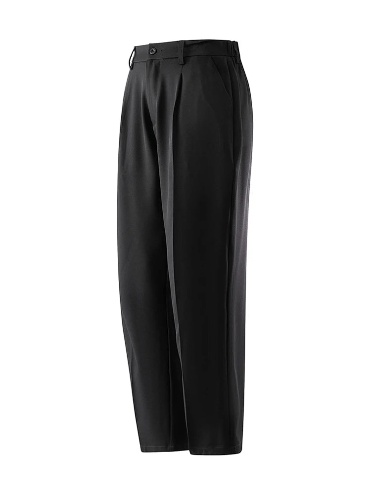 Pantalon ample coréen pour homme – Tenue décontractée d'été semi-large