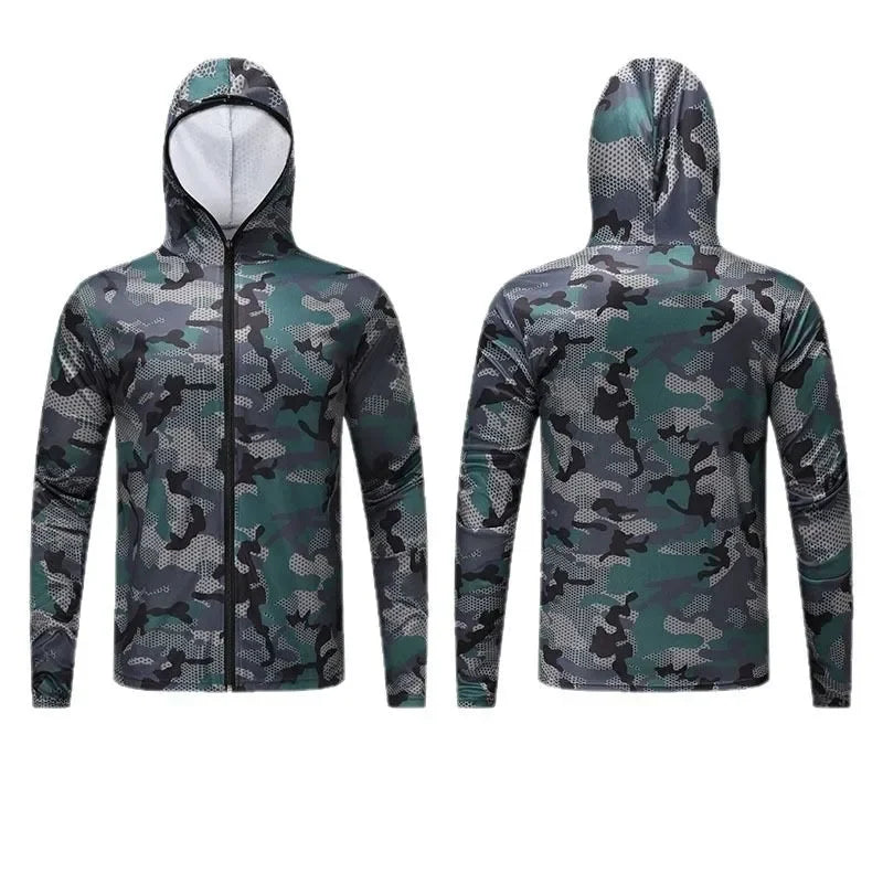 Coupe-vent léger au design camouflage pour homme - coupe confortable