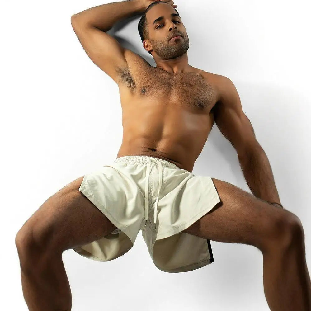 Short court de sport/gym/course à pied à séchage rapide pour homme