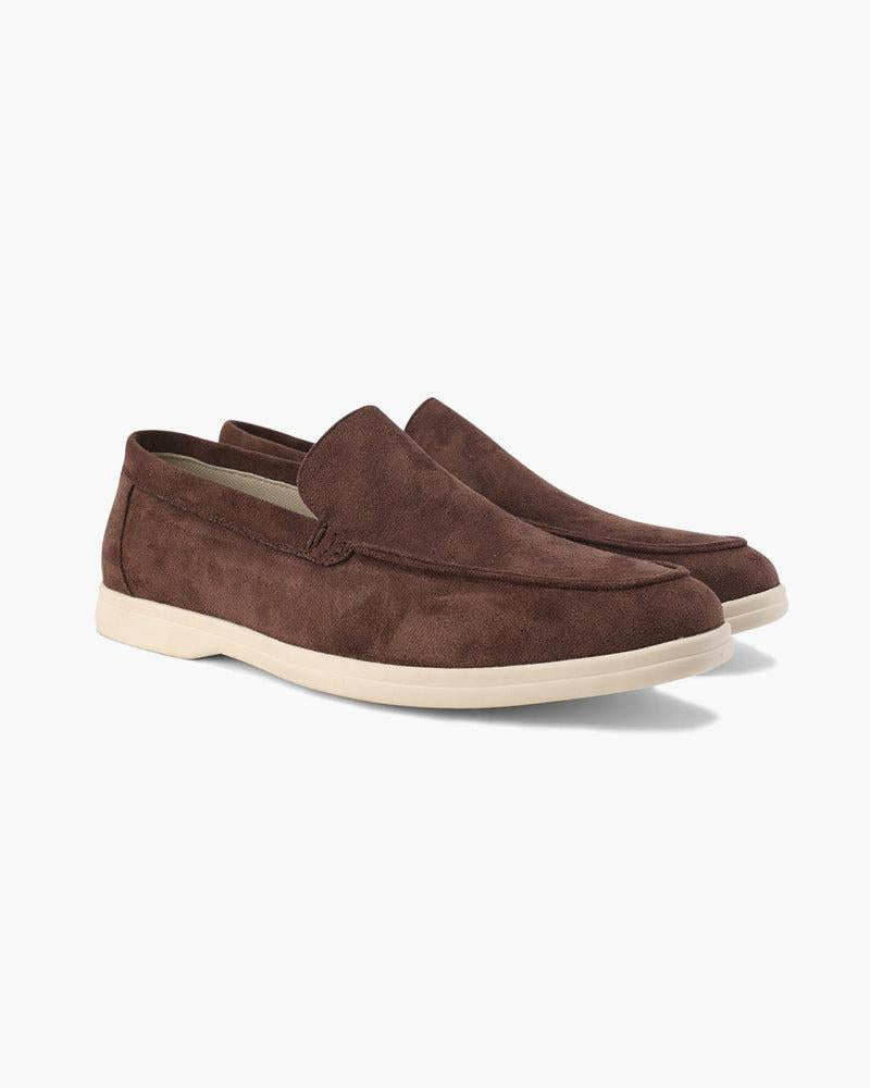 Solvsvanen Loafers en Suède