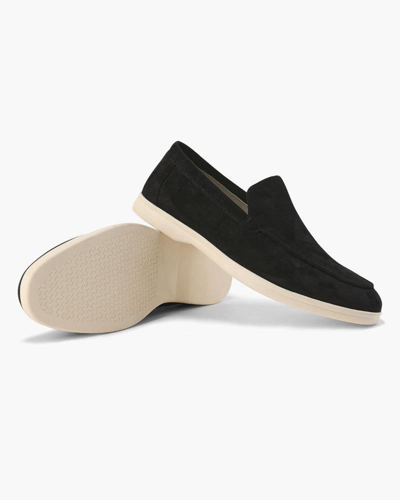 Solvsvanen Loafers en Suède