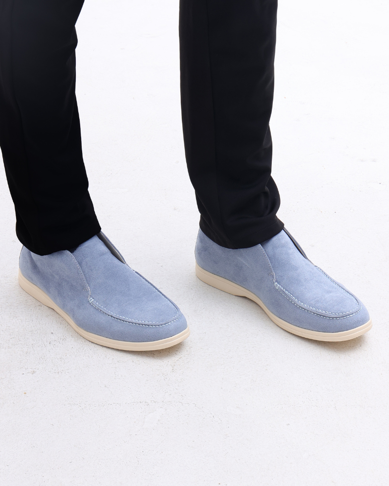 Solvsvanen Loafers en Suède Haut de Gamme