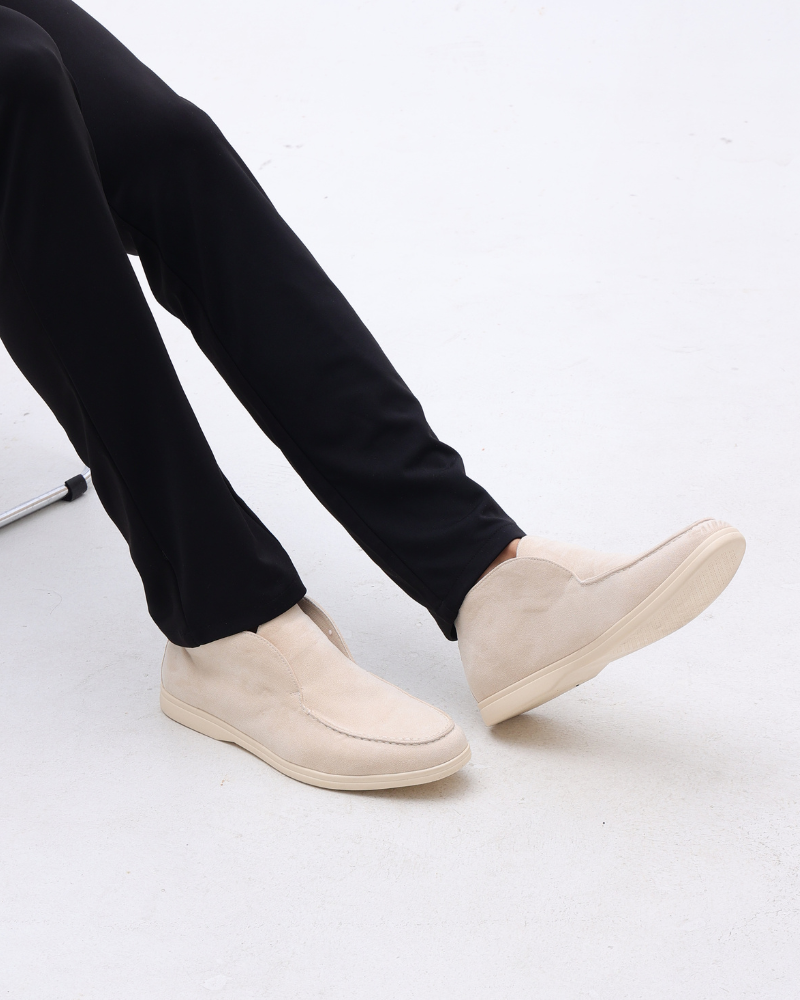 Solvsvanen Loafers en Suède Haut de Gamme