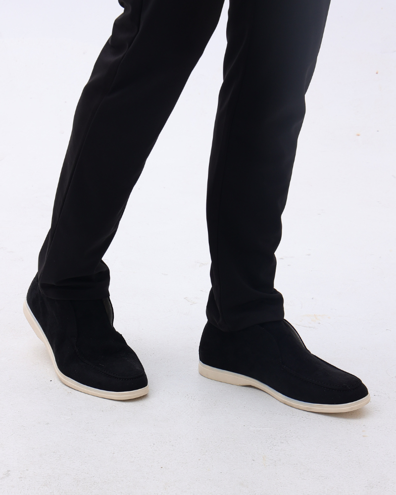 Solvsvanen Loafers en Suède Haut de Gamme