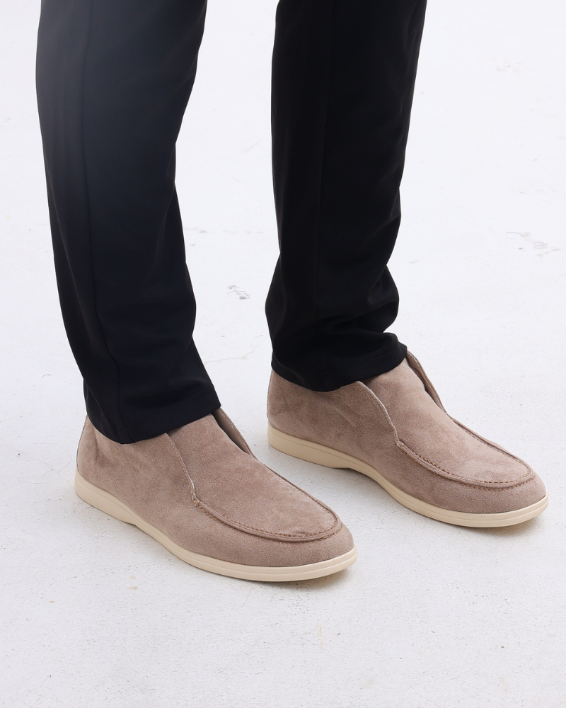 Solvsvanen Loafers en Suède Haut de Gamme