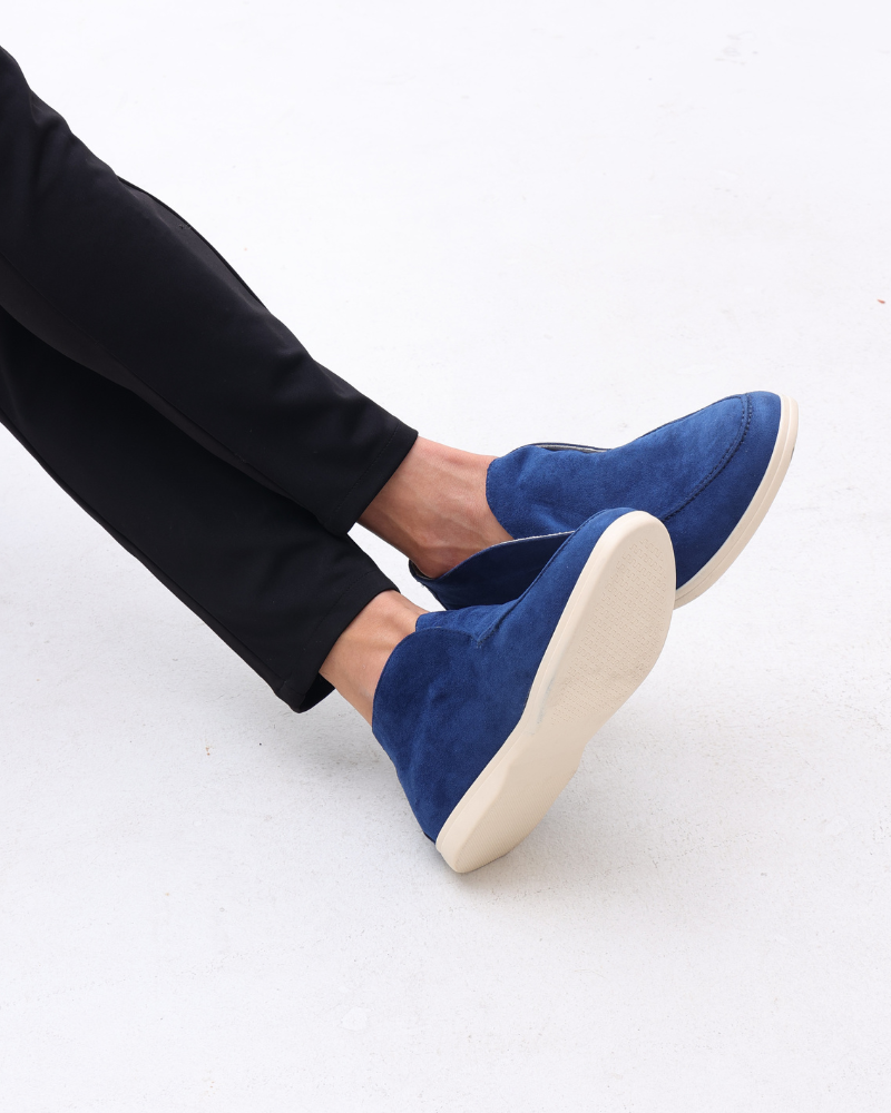 Solvsvanen Loafers en Suède Haut de Gamme