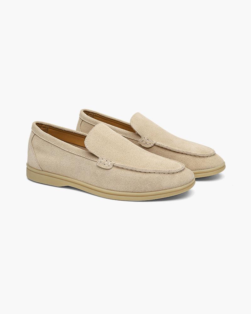 Solvsvanen Loafers en Suède Premium