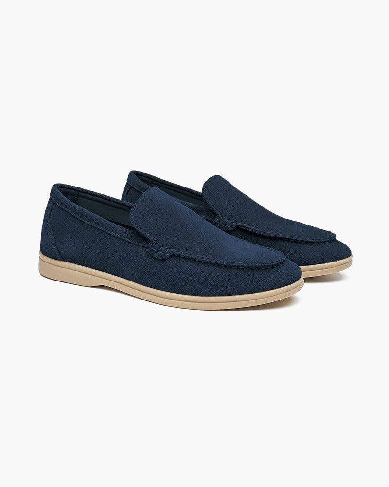 Solvsvanen Loafers en Suède Premium