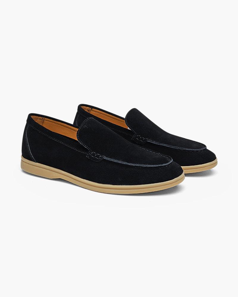 Solvsvanen Loafers en Suède Premium