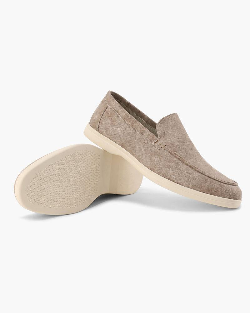 Solvsvanen Loafers en Suède