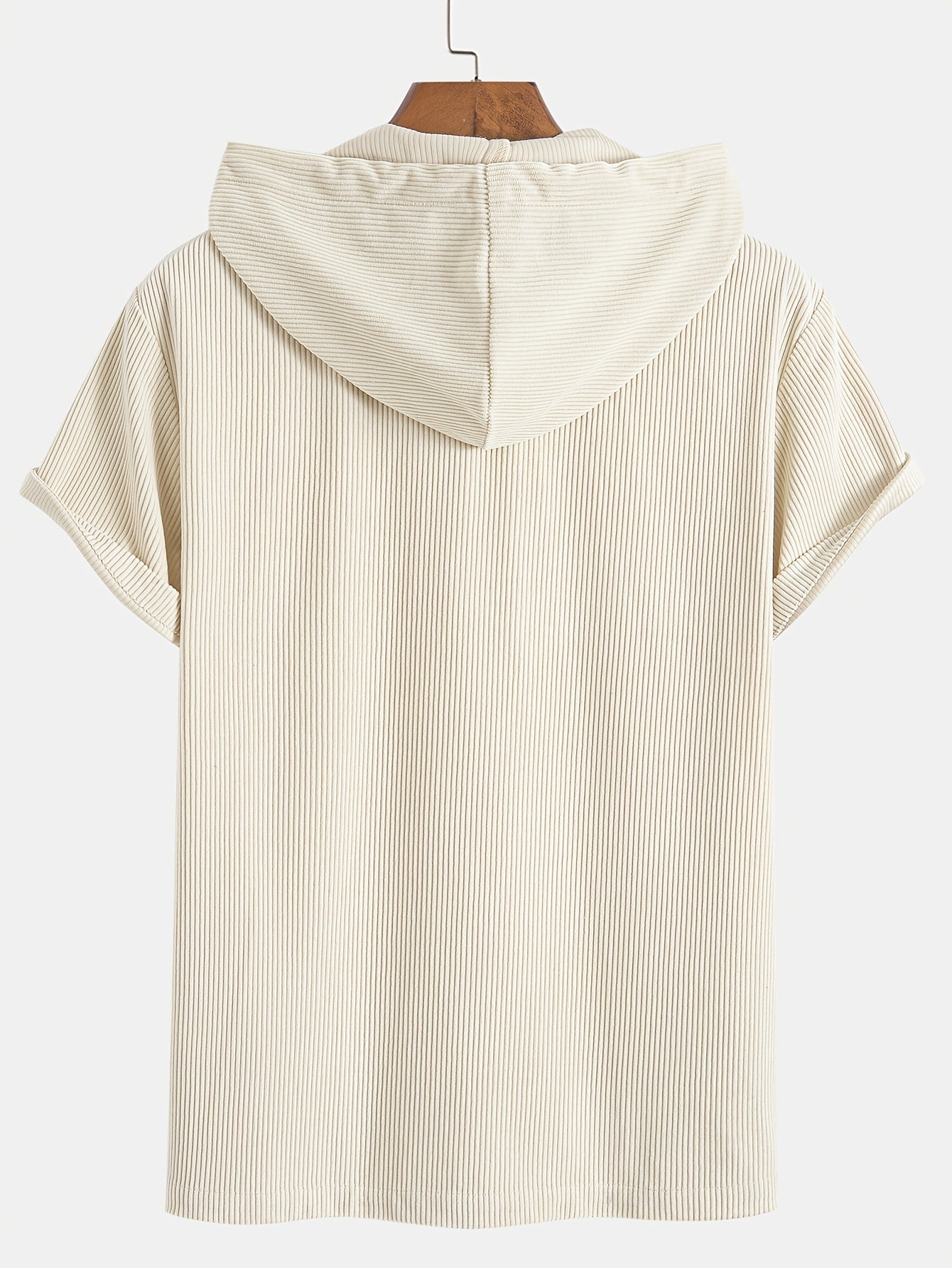 Sweat à capuche et pantalon homme – Élégance décontractée en velours côtelé