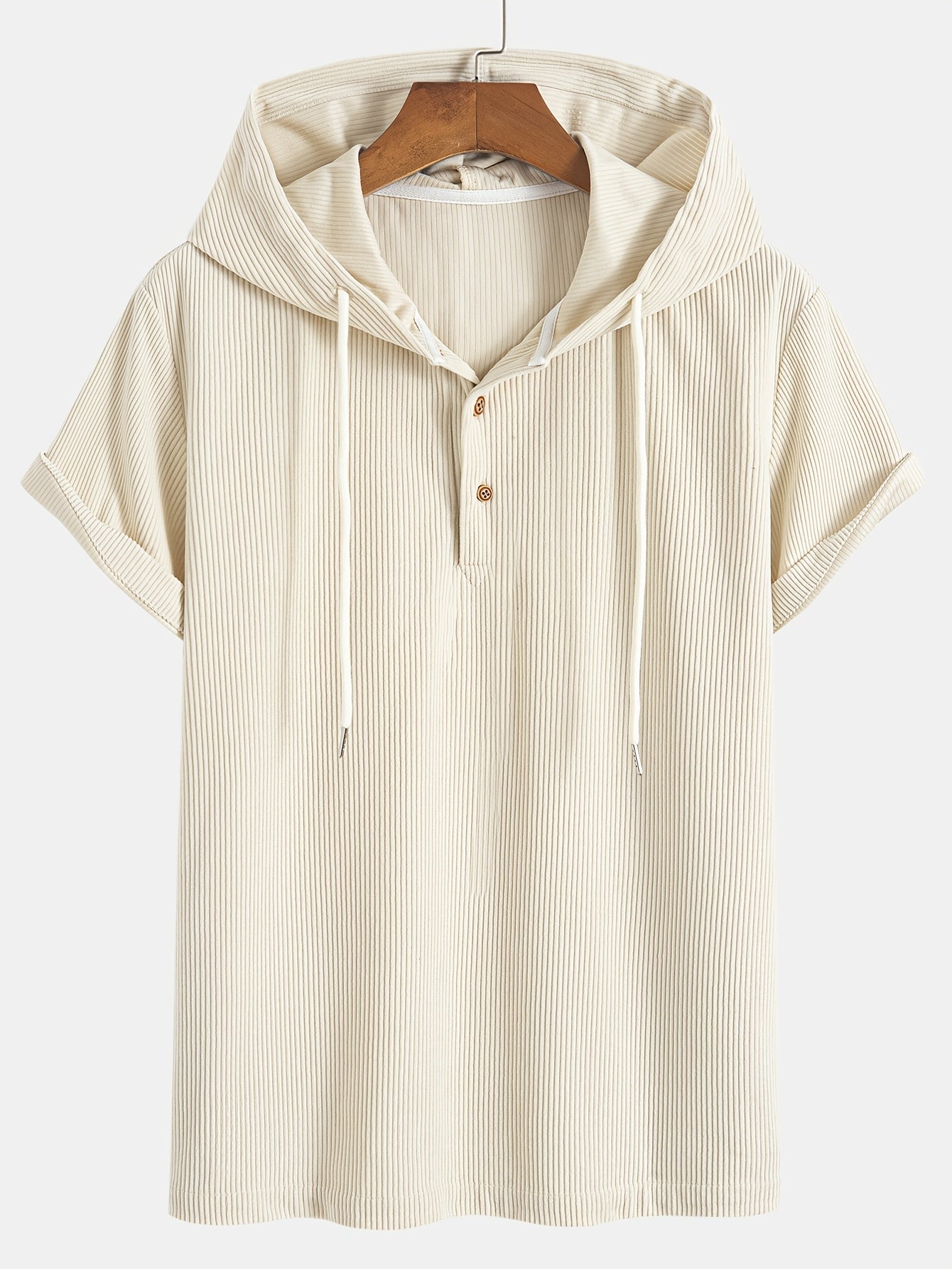 Sweat à capuche et pantalon homme – Élégance décontractée en velours côtelé