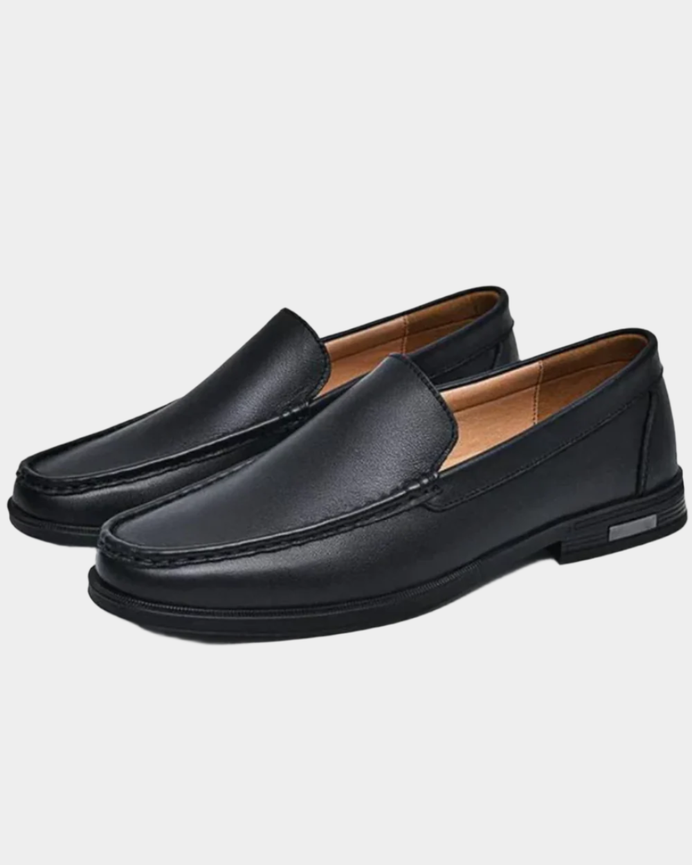 Mocassins en cuir – Chaussures habillées à enfiler haut de gamme pour homme