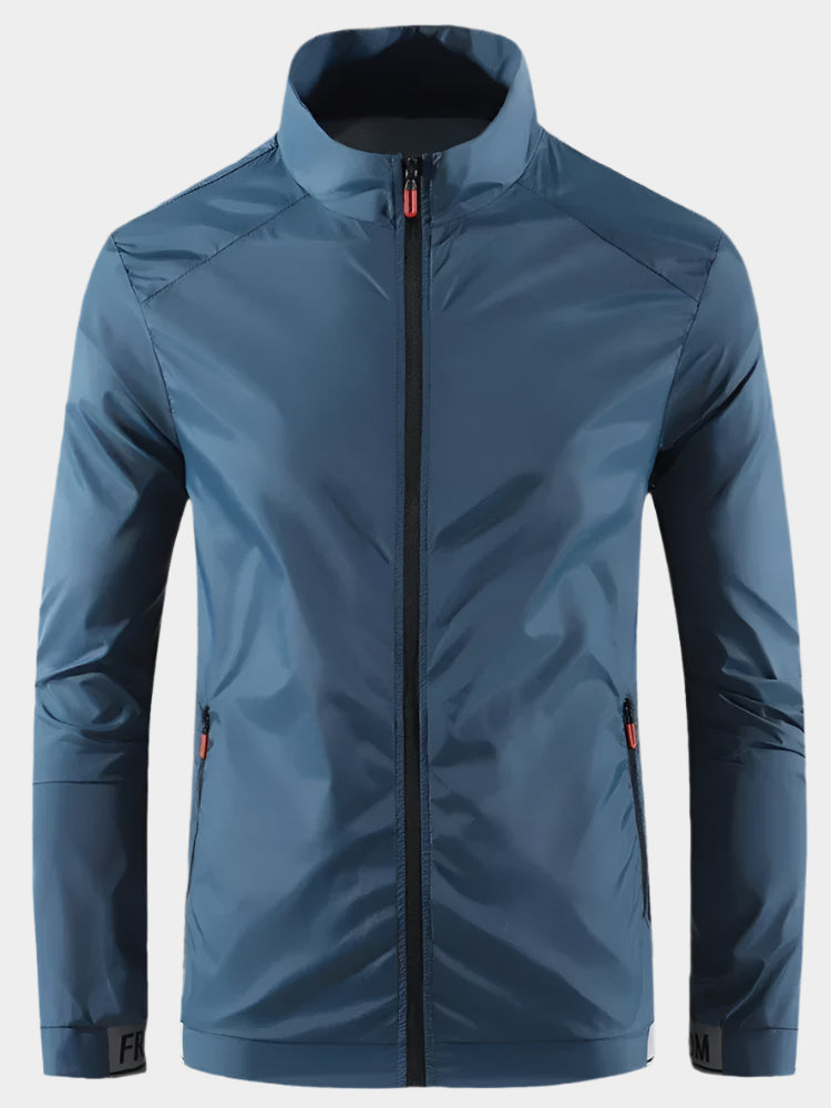 Veste coupe-vent respirante et imperméable pour homme - Protection UV été