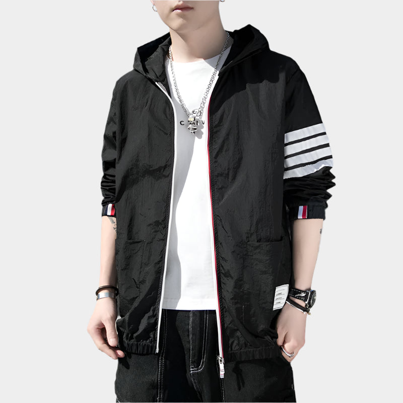 Veste coupe-vent ultralégère en soie glacée UV – Respirante pour l'été